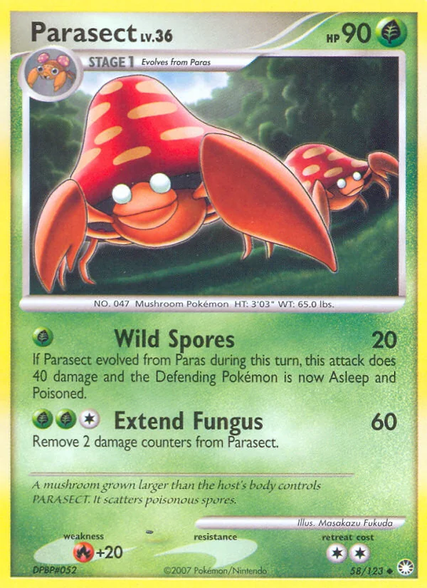 Parasect, Mysterious Treasures