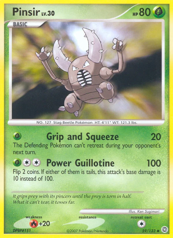 Pinsir, Secret Wonders