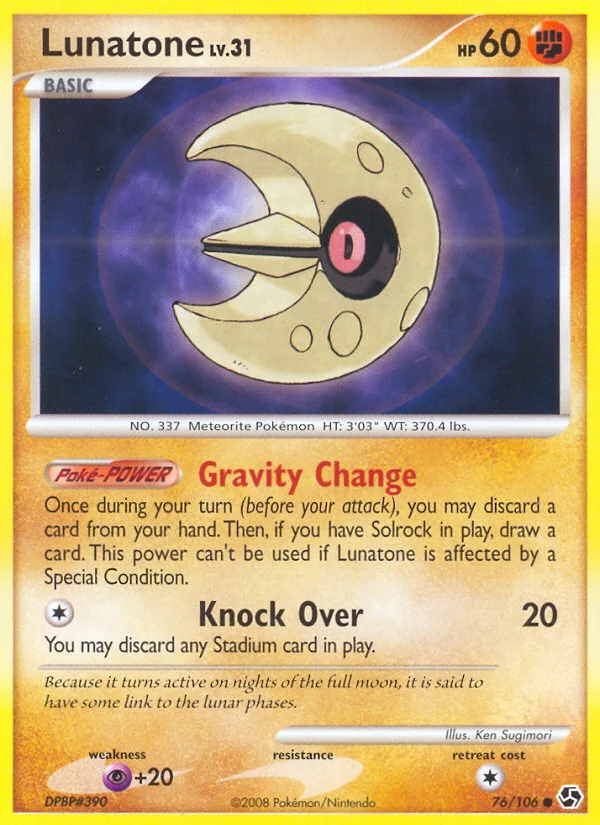 Lunatone, Great Encounters