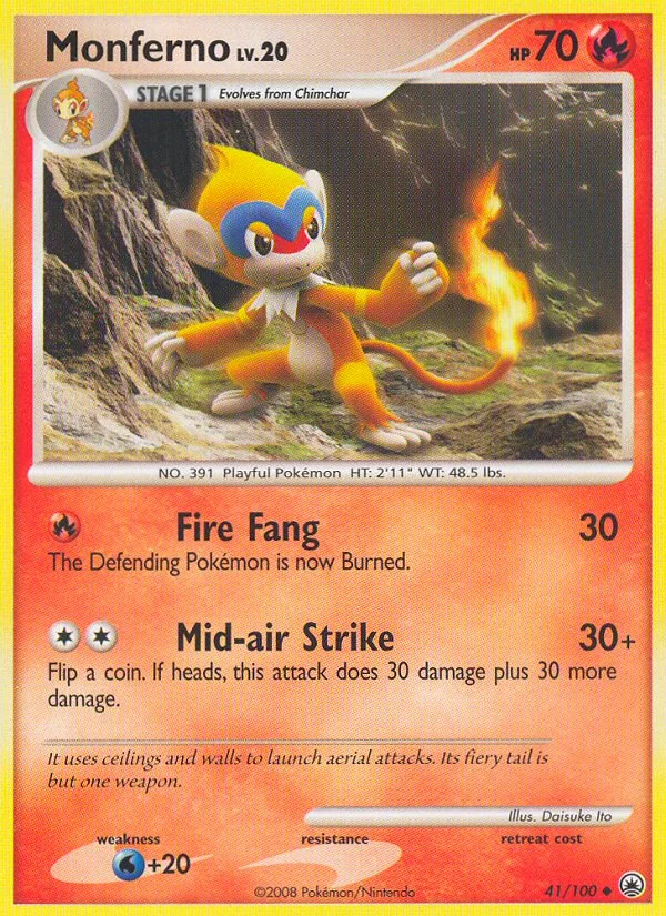 Monferno, Majestic Dawn