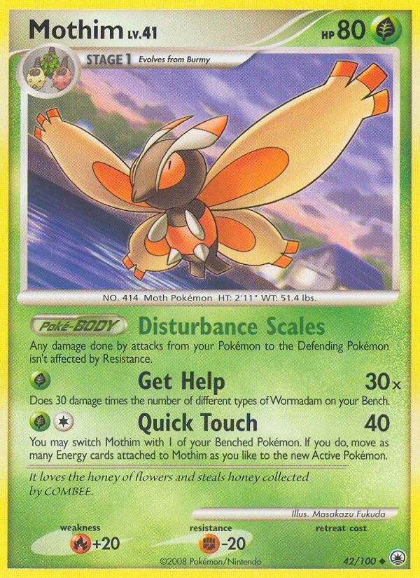Mothim, Majestic Dawn