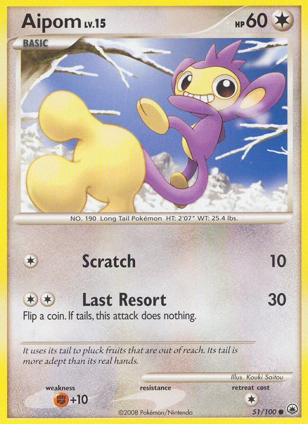 Aipom, Majestic Dawn