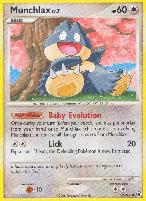 Munchlax, Majestic Dawn