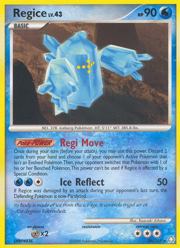 Regice, Legends Awakened