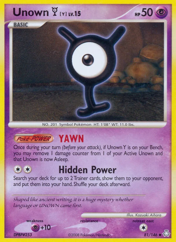 Unown [Y], Legends Awakened