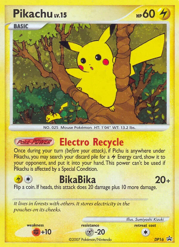 Pikachu, DP Black Star Promos