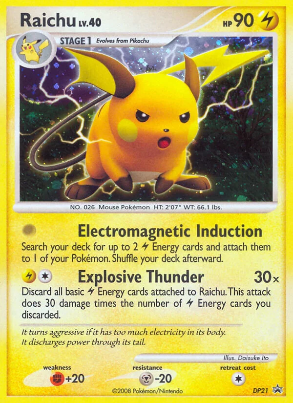 Raichu, DP Black Star Promos