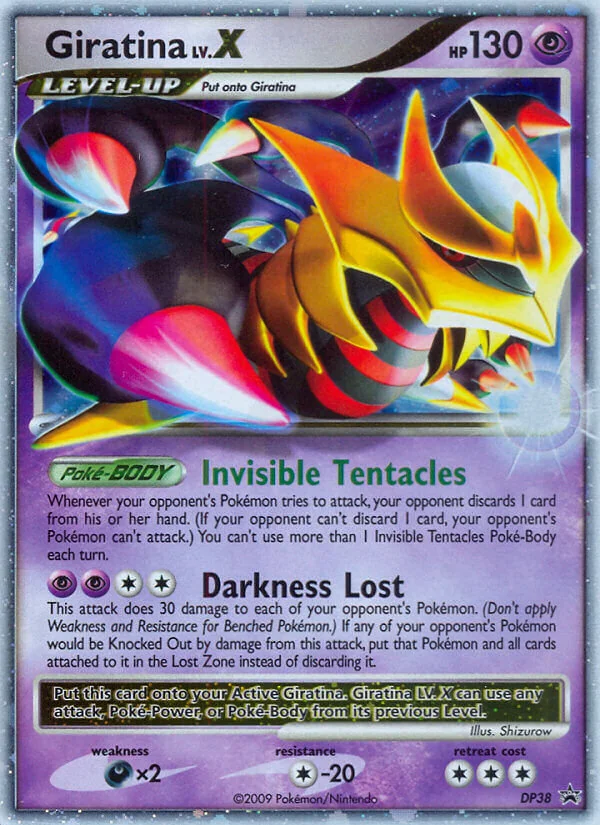 Giratina LV.X, DP Black Star Promos
