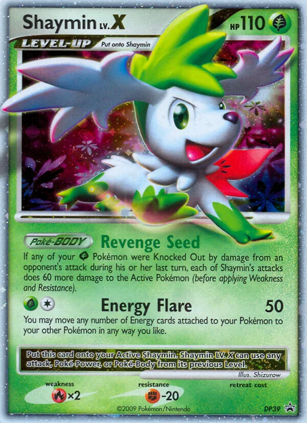 Shaymin LV.X, DP Black Star Promos