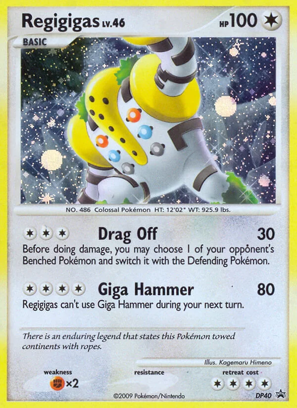 Regigigas, DP Black Star Promos