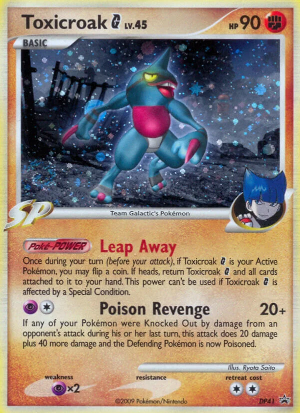 Toxicroak G, DP Black Star Promos