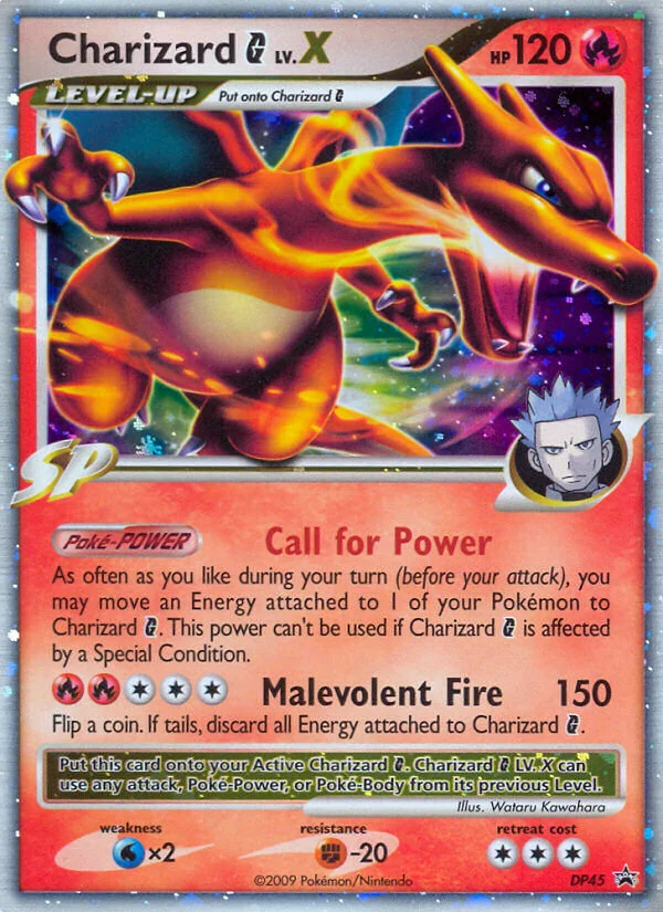 Charizard G LV.X, DP Black Star Promos