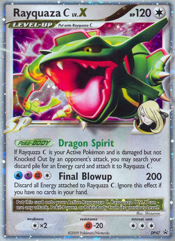 Rayquaza C LV.X, DP Black Star Promos