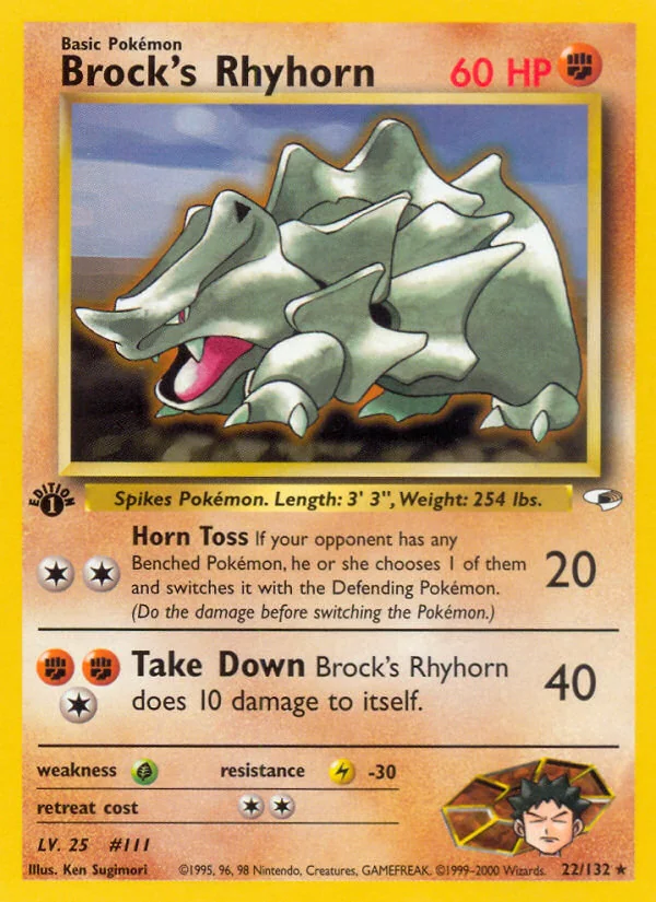 Brock's Rhyhorn, Gym Heroes