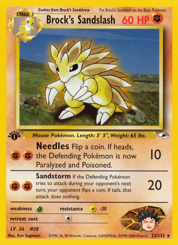 Brock's Sandslash, Gym Heroes