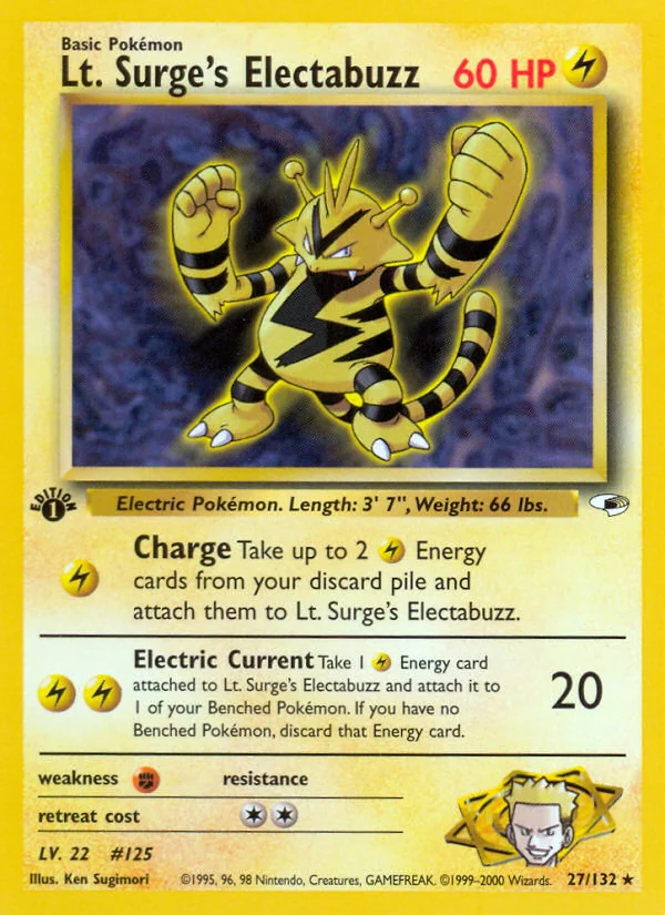 Lt. Surge's Electabuzz, Gym Heroes
