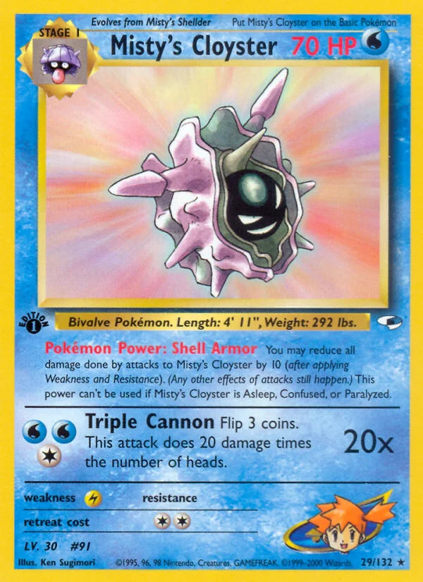 Misty's Cloyster, Gym Heroes