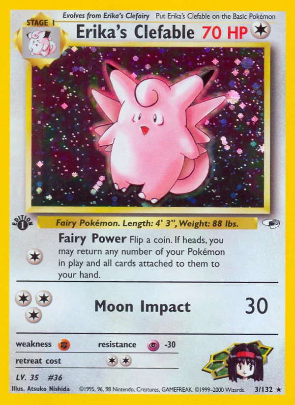 Erika's Clefable, Gym Heroes