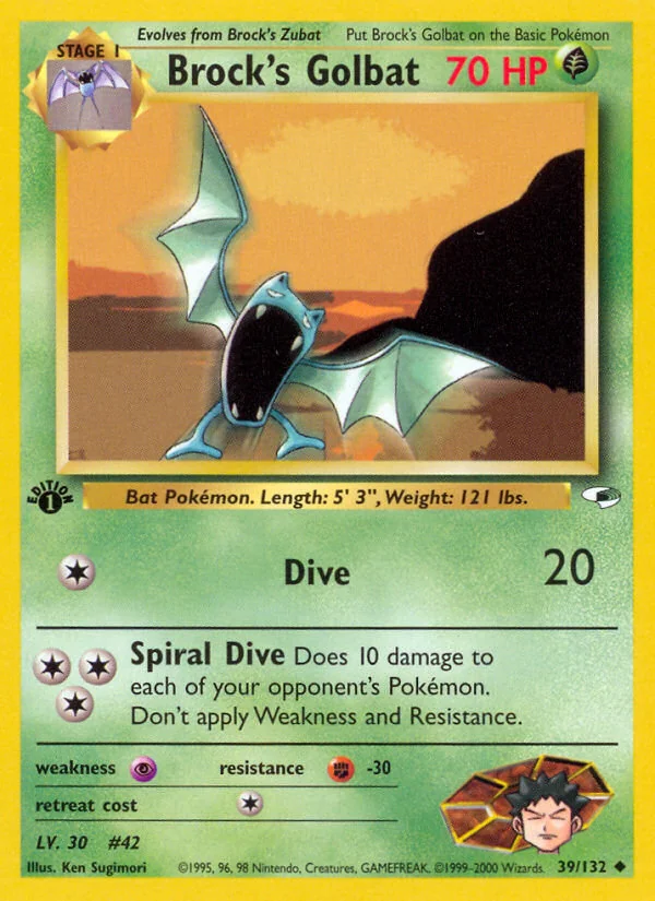 Brock's Golbat, Gym Heroes