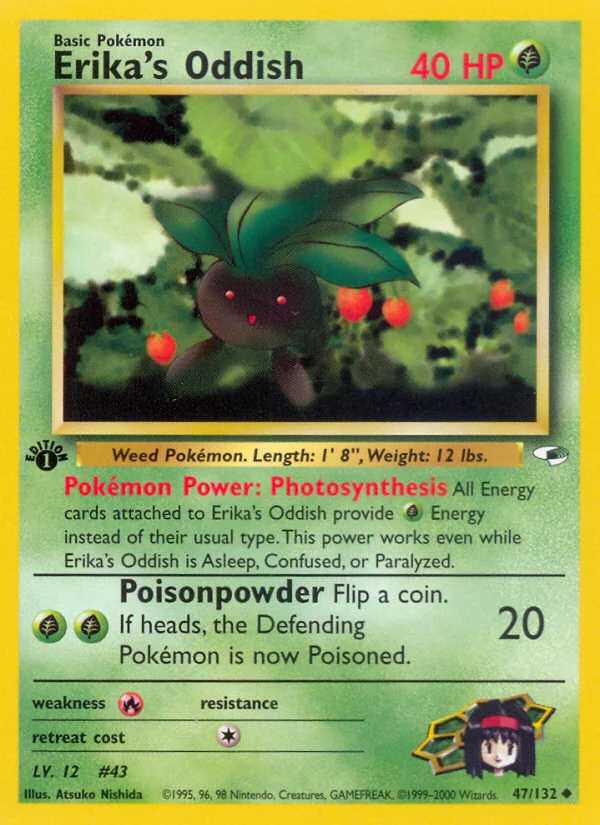 Erika's Oddish, Gym Heroes
