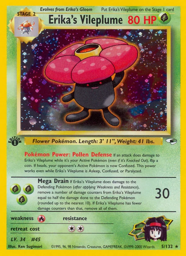 Erika's Vileplume, Gym Heroes