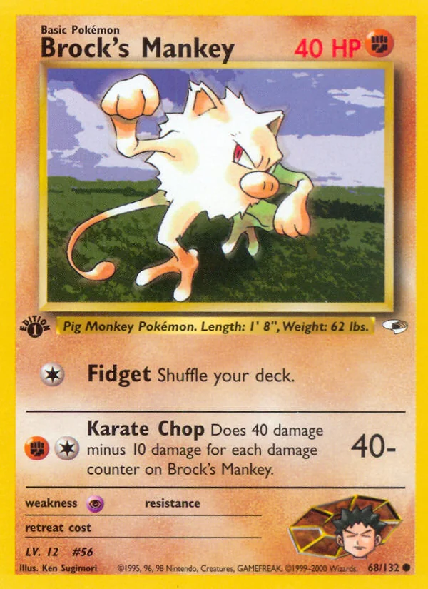 Brock's Mankey, Gym Heroes