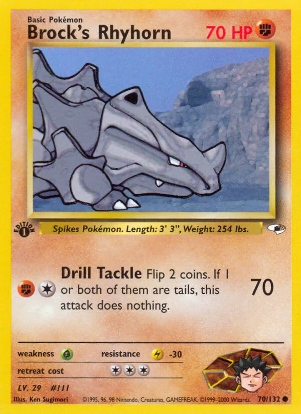 Brock's Rhyhorn, Gym Heroes