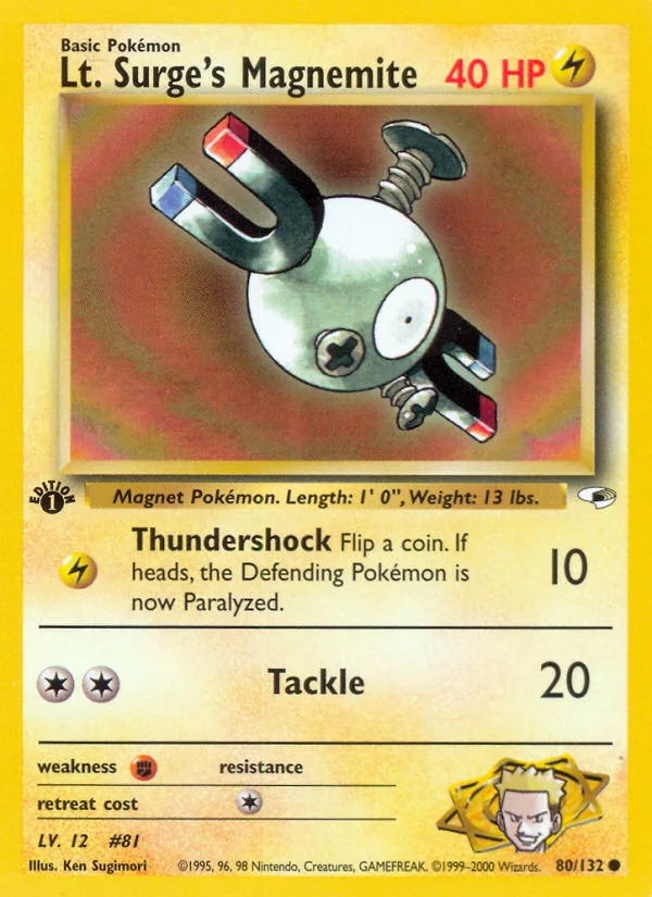 Lt. Surge's Magnemite, Gym Heroes