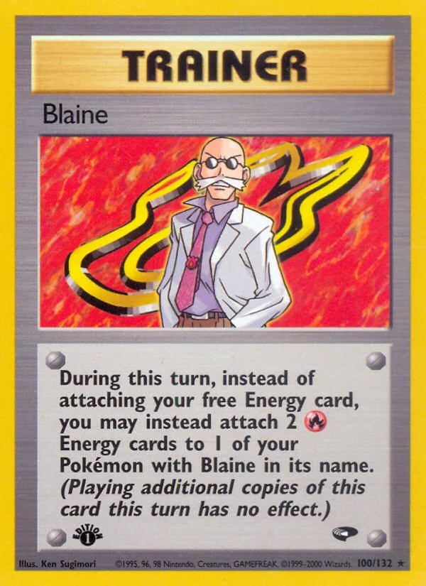 Blaine, Gym Challenge