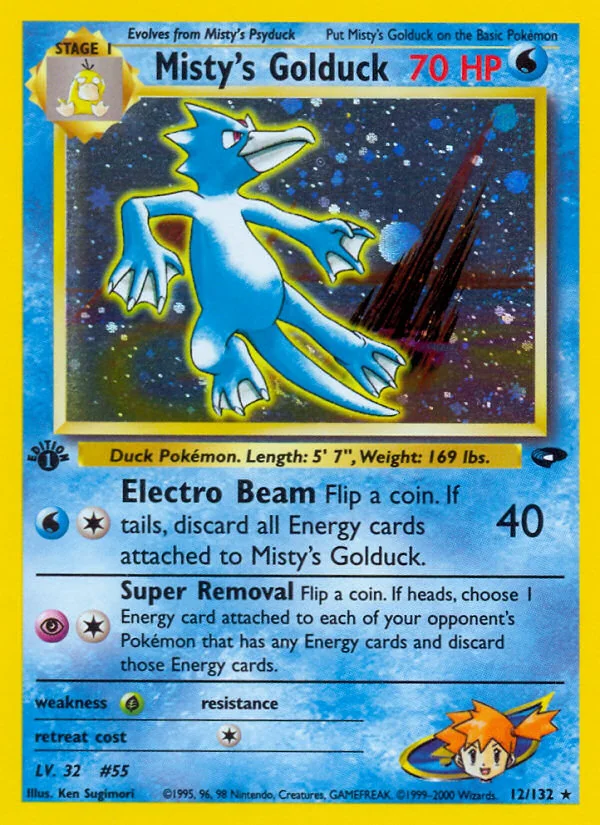 Misty's Golduck, Gym Challenge