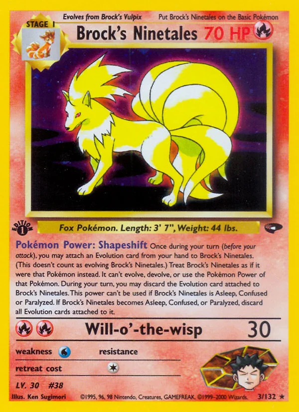 Brock's Ninetales, Gym Challenge