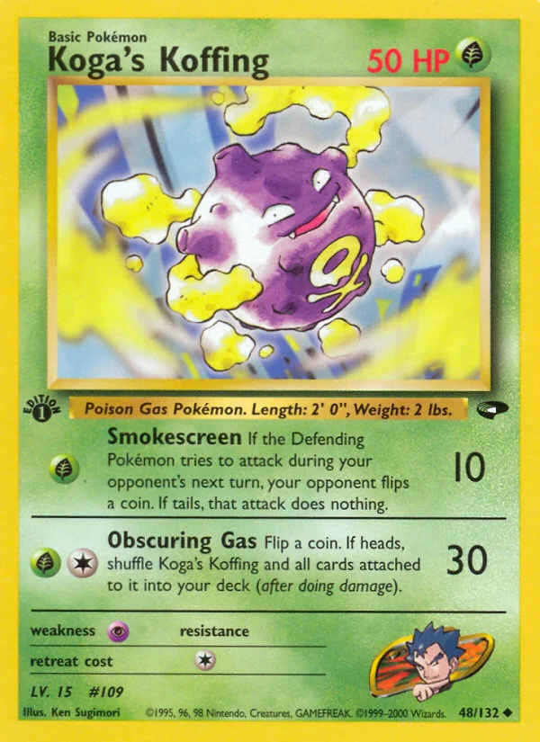 Koga's Koffing, Gym Challenge