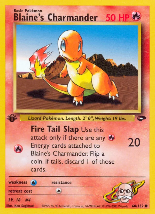Blaine's Charmander, Gym Challenge