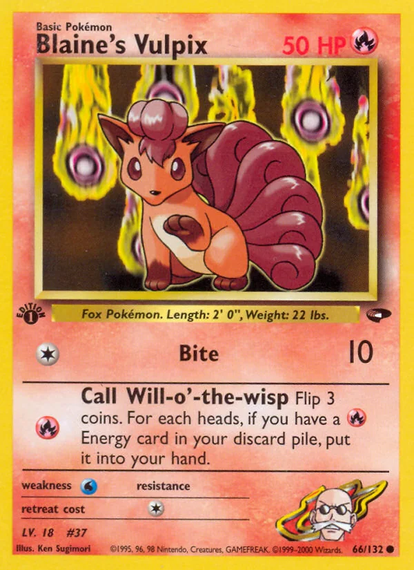 Blaine's Vulpix, Gym Challenge