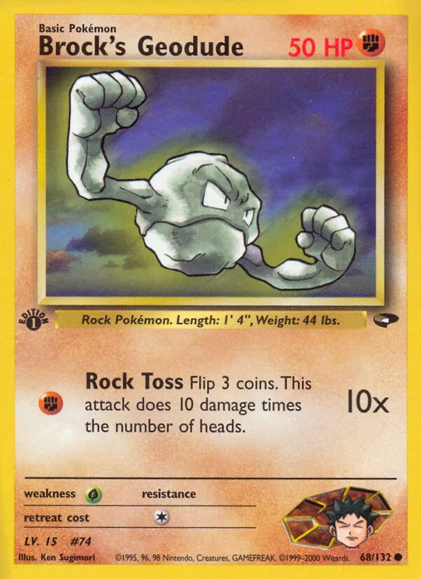 Brock's Geodude, Gym Challenge