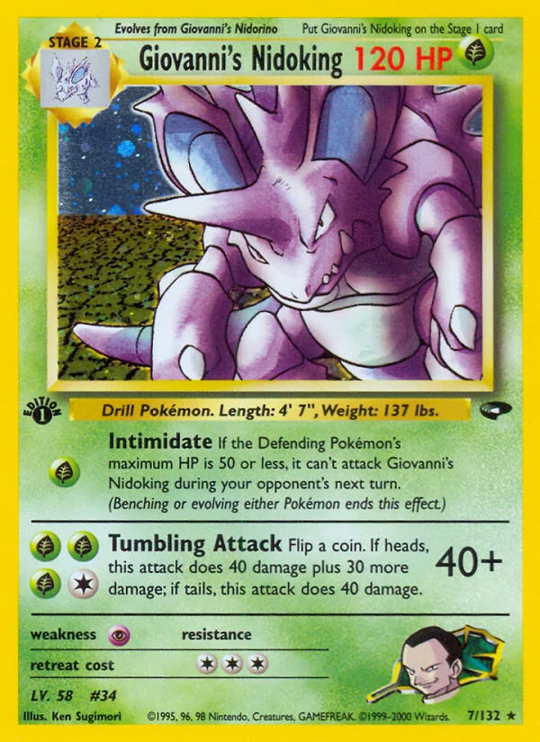 Giovanni's Nidoking, Gym Challenge