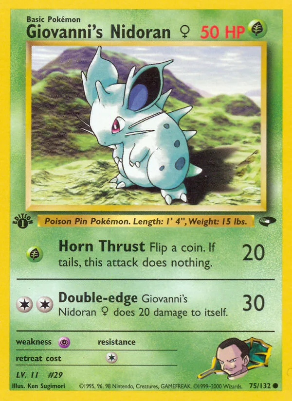 Giovanni's Nidoran ♀, Gym Challenge