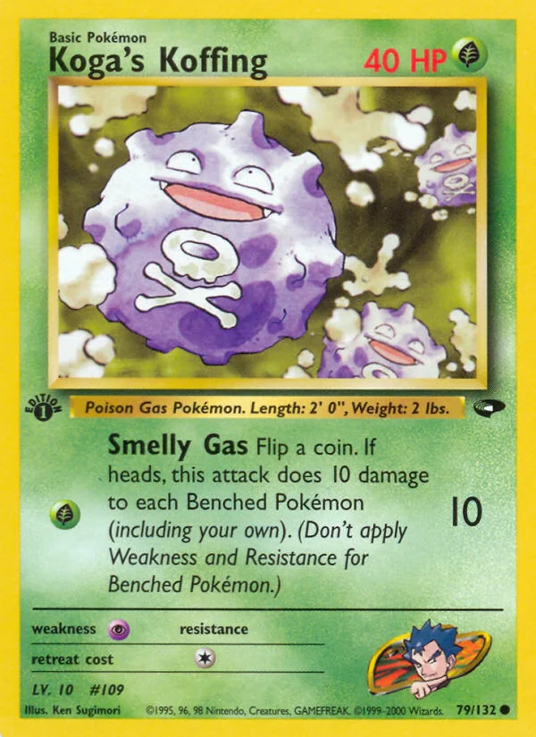 Koga's Koffing, Gym Challenge