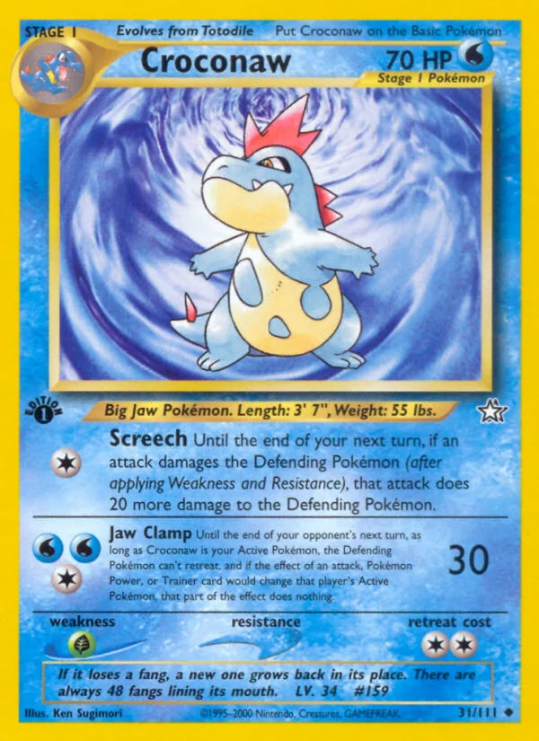Croconaw, Neo Genesis