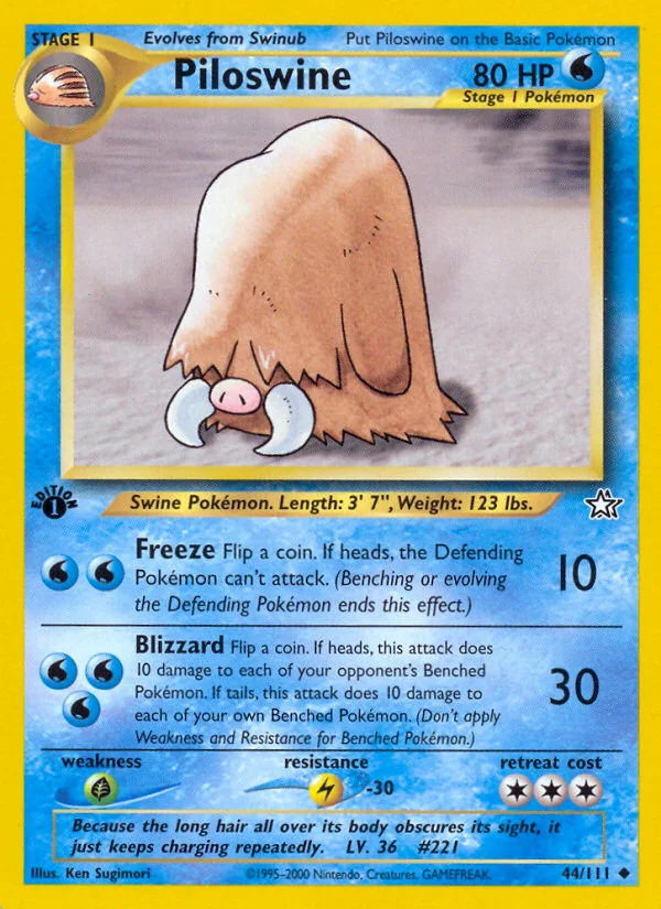 Piloswine, Neo Genesis
