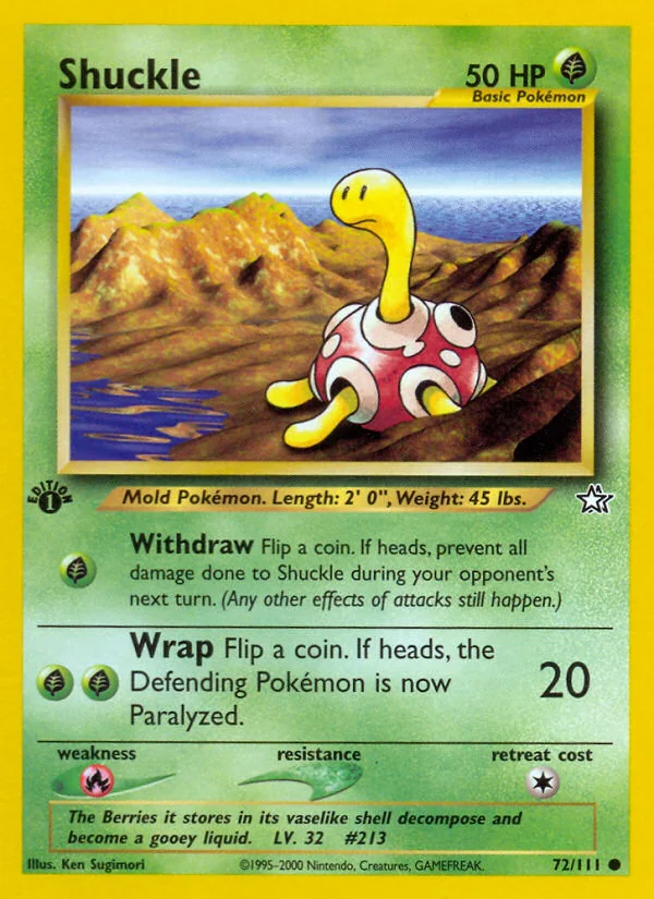 Shuckle, Neo Genesis