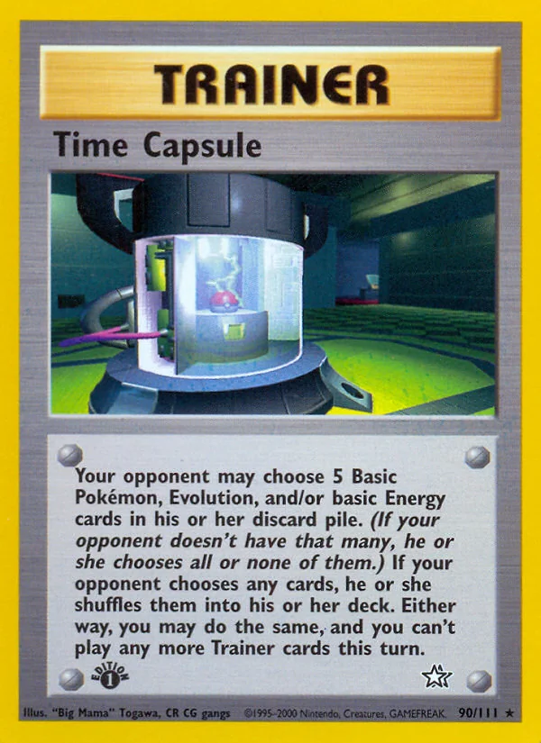 Time Capsule, Neo Genesis