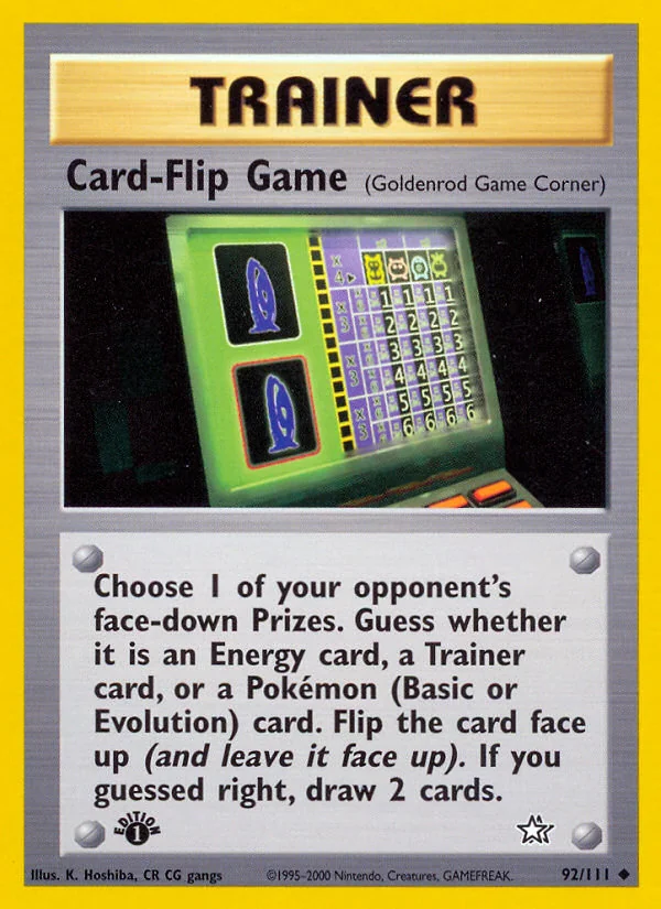 Card-Flip Game, Neo Genesis