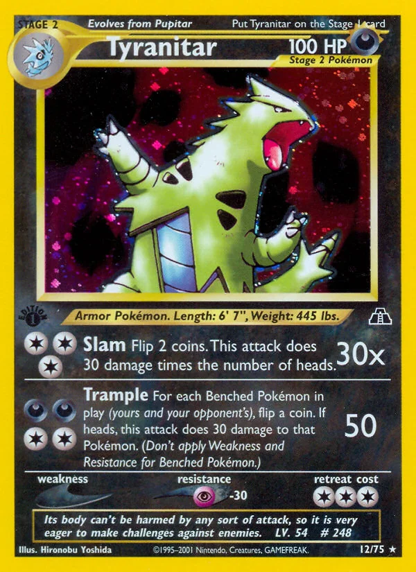 Tyranitar, Neo Discovery