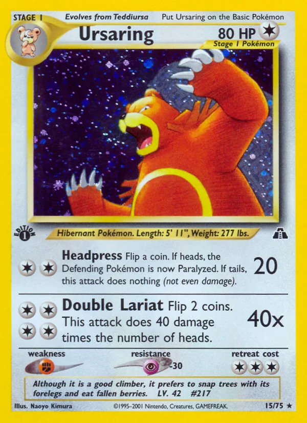Ursaring, Neo Discovery