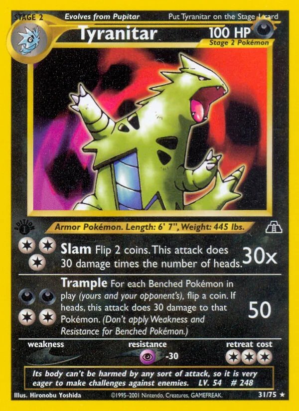 Tyranitar, Neo Discovery