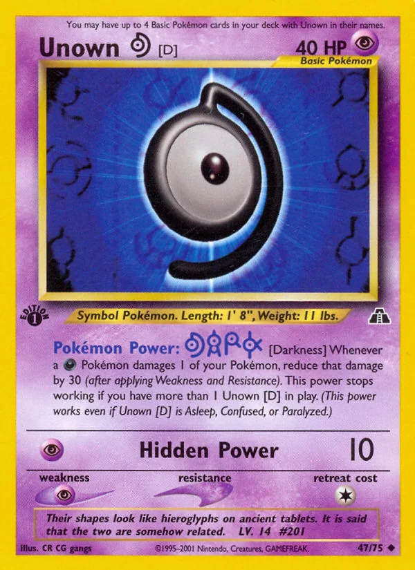 Unown [D], Neo Discovery