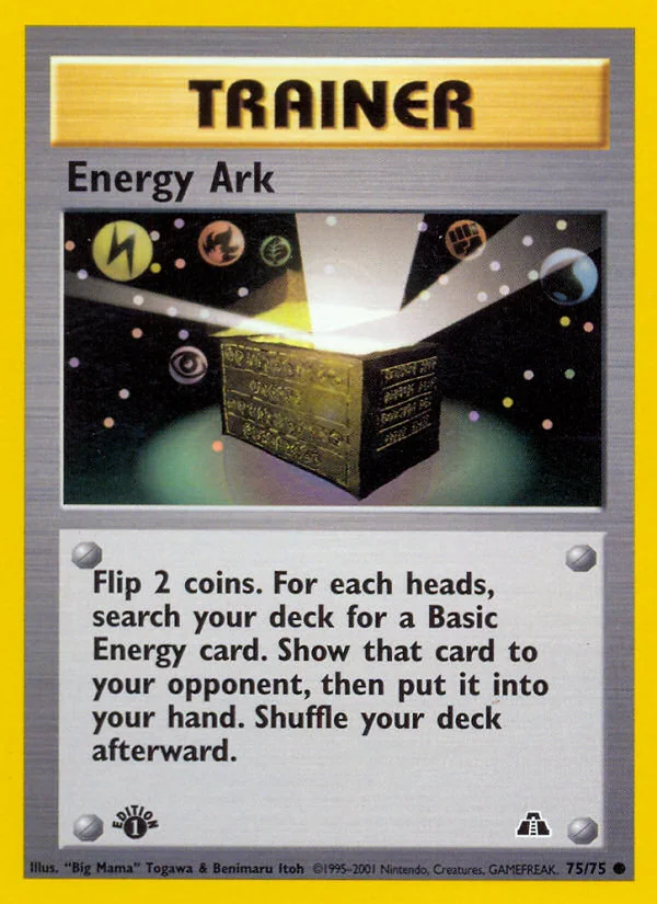Energy Ark, Neo Discovery