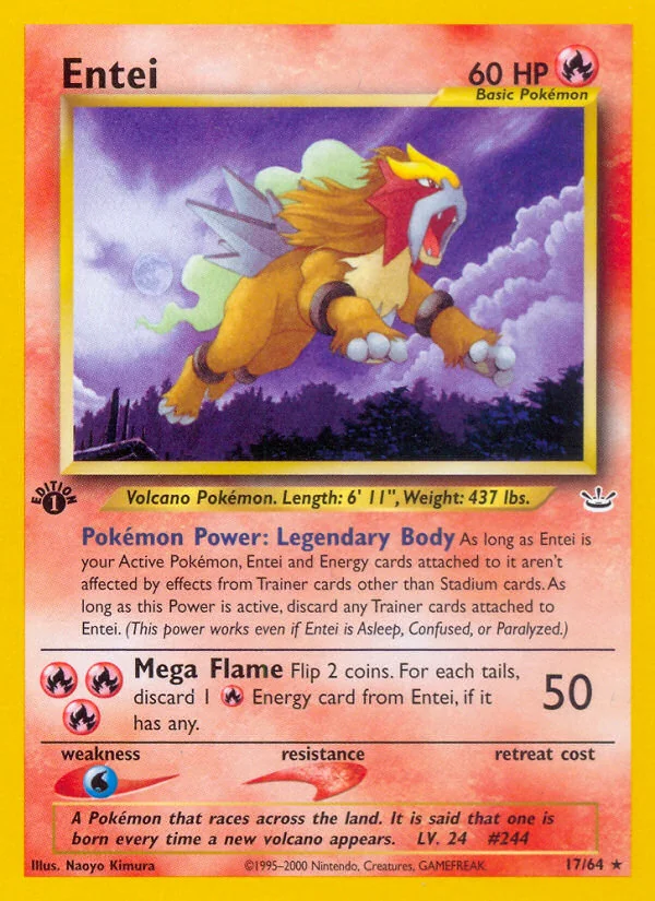 Entei, Neo Revelation