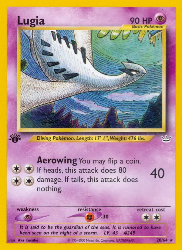 Lugia, Neo Revelation